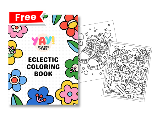 Eclectic Coloring Book